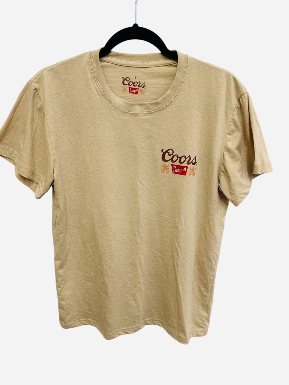 Coors Banquet Sunset in Golden Colorado Men’s tee shirt Size L